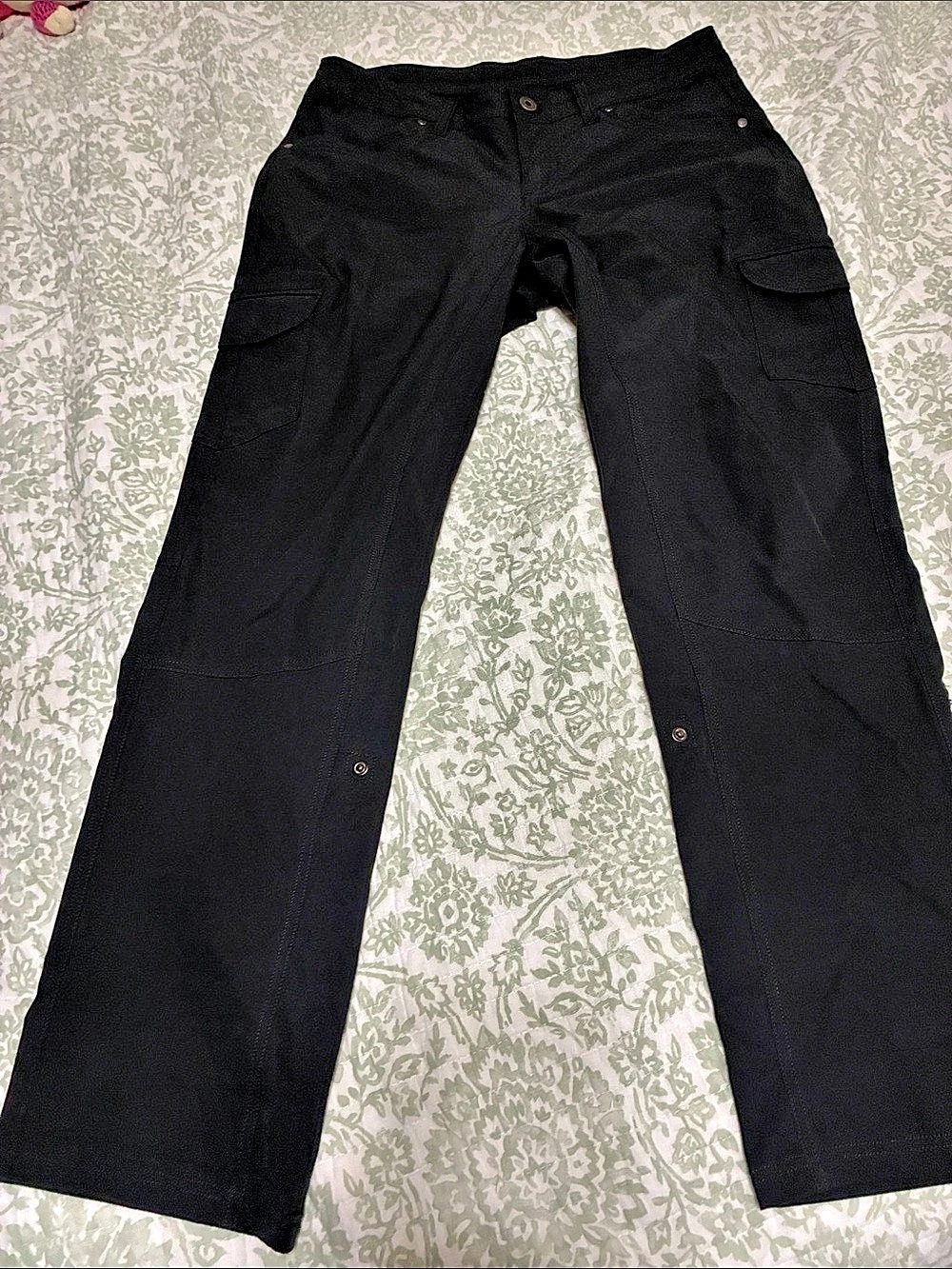 Kuhl Freeflex Roll-Up Pant Cargo Pants Black Waist 8 Short